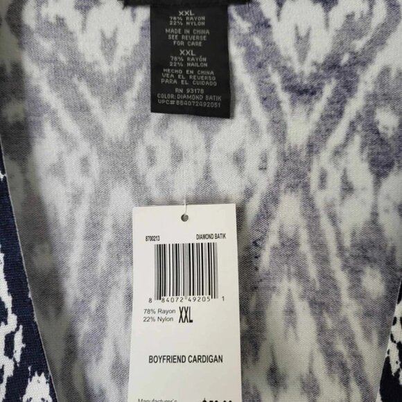 Grace Elements NWT Boyfriend Sweater XXL - Picture 2 of 2